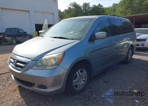 2007 Honda Odyssey Ex-L z USA, uszkodzony, nr VIN 5FNRL38737B105855